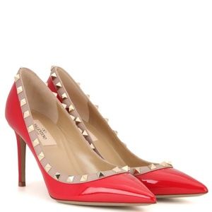 COPY - Valentino Rockstud Heels Red